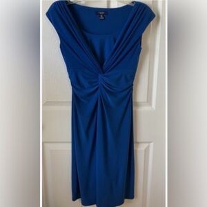 Chaps Sleeveless Dress Size M Petite Royal Blue